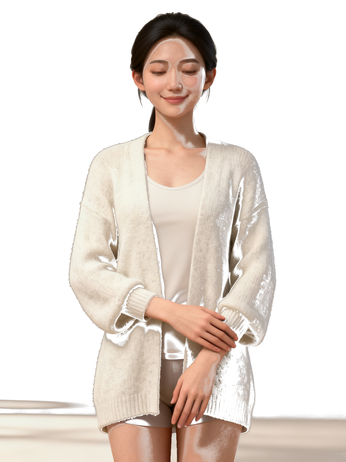 冥想导师数字人像